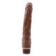 Коричневый вибратор-реалистик 9” Vibe Cock - 22,5 см.