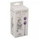 Фиолетовые вагинальные шарики Love Story Empress Lavender Sunset