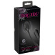 Черное виброяйцо с электростимуляцией Vibrating E-Stim Love Ball