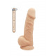 Телесный реалистичный фаллоимитатор DILDO 8.5INCH FLESH - 21,6 см.