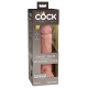 Телесный фаллоимитатор 8  Silicone Dual Density Cock - 22,8 см.