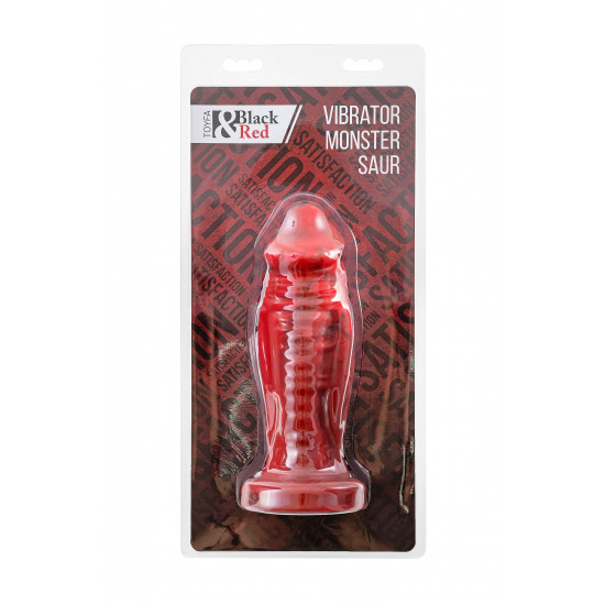 Силиконовый вибратор Monster Saur - 20 см.