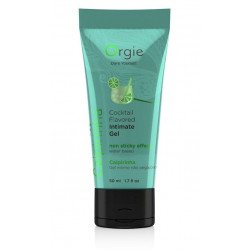 Съедобный интимный гель Orgie Lube Tube Cocktail Caipirinha - 50 мл.