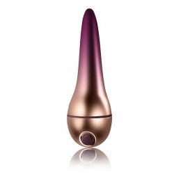 Фиолетовый клиторальный стимулятор Climaximum Bliss - 10 см.