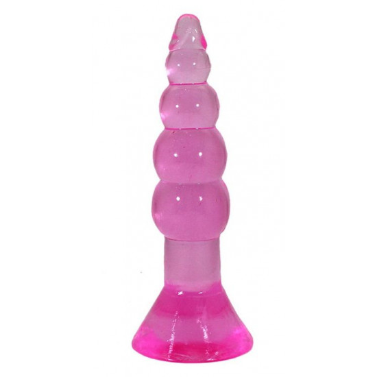 Гелевый анальный массажер HONEY DOLLS - 18 см.