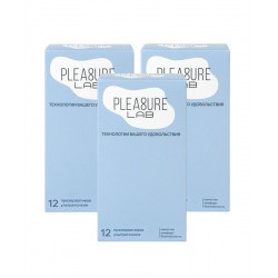 Набор из 3 упаковок ультратонких презервативов Pleasure Lab (по 12 шт.)