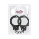 Чёрные наручники Metal Cuffs