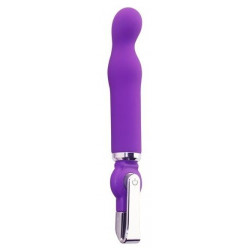 Фиолетовый вибратор ALICE 20-Function G-Spot Vibe - 18 см.