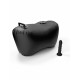 Черное надувное кресло с платформой для фиксации дилдо Body Dock Inflatable Love Seat
