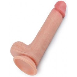 Телесный фаллоимитатор 8 Dual-Layered Silicone Nature Cock - 20,5 см.