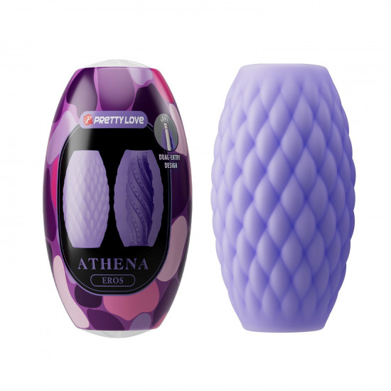 Сиреневый нереалистичный мастурбатор Athena