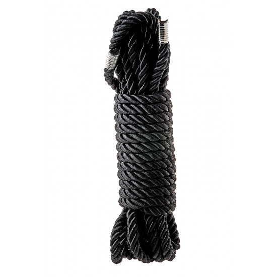 Черная веревка для шибари Deluxe Bondage Rope - 5 м.