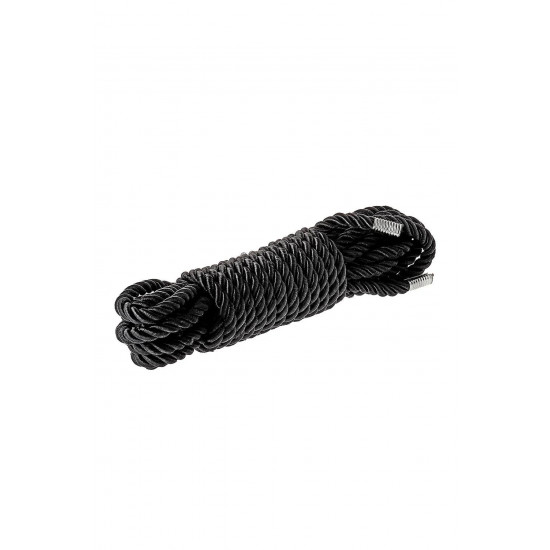 Черная веревка для шибари Deluxe Bondage Rope - 5 м.