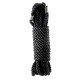 Черная веревка для шибари Deluxe Bondage Rope - 5 м.