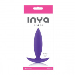 Фиолетовая анальная пробка для ношения INYA Spades Small - 10,2 см.
