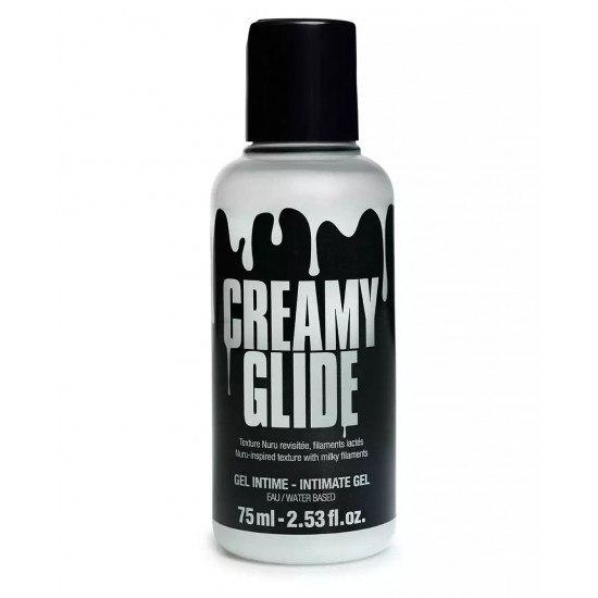 Лубрикант на водной основе Creamy Glide с консистенцией спермы - 75 мл.