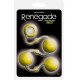 Желтые анальные шарики Renegade Pleasure Balls