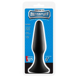 Черная анальная пробка METAL BALL BUTT PLUG - 15 см.