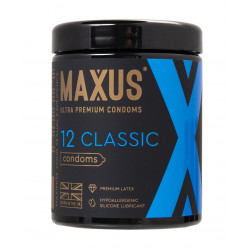 Классические презервативы MAXUS Classic - 12 шт.