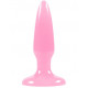 Розовая, светящаяся в темноте анальная пробка Firefly Pleasure Plug Mini Pink - 8,1 см.