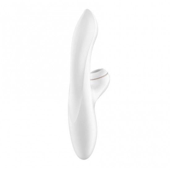 Вибромассажер с вакуумно-волновой клиторальной стимуляцией Satisfyer Pro + G-Spot - 22 см.