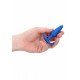Синяя анальная пробка для ношения Slim Butt Plug - 8,3 см. Синяя анальная пробка для ношения Slim Butt Plug - 8,3 см.