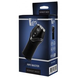 Черный вибратор для головки пениса MAGIC PIPE MASTER