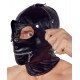 Маска на голову с отверстиями для глаз и рта Imitation Leather Mask