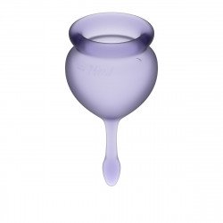 Набор фиолетовых менструальных чаш Feel good Menstrual Cup