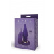 Фиолетовая анальная вибропробка APEX BUTT PLUG LARGE PURPLE - 15 см.