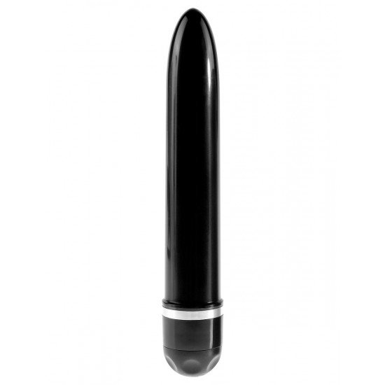 Коричневый вибратор-реалистик 10  Vibrating Stiffy - 30,5 см.