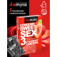 Презервативы для орального секса DOMINO Sweet Sex с ароматом клубничного коктейля  - 3 шт.