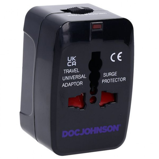 Черный жезловый вибромассажёр Merci Power Wand