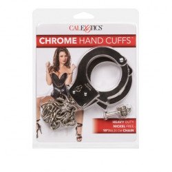 Металлические наручники с 2 ключами Chrome Hand Cuffs