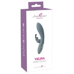 Силиконовый вибратор-кролик VELINA Rabbit Vibrator - 20 см.
