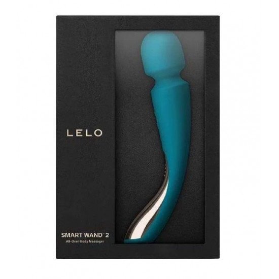 Бирюзовый вибратор Smart Wand 2 Medium