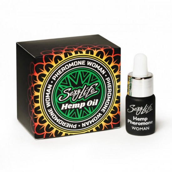 Ароматическое масло с феромонами Sexy Life HEMPOIL woman - 5 мл. Ароматическое масло с феромонами Sexy Life HEMPOIL woman - 5 мл.