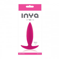Розовая анальная пробка для ношения INYA Spades Small - 10,2 см.