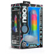 Яркий люминесцентный фаллоимитатор Rainbow Rave - 16,5 см.