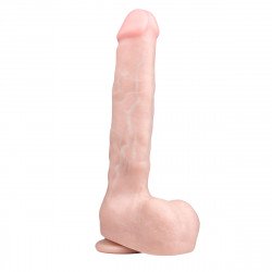 Телесный фаллоимитатор Realistic Dildo - 29,5 см.