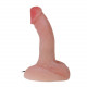 Телесный ротатор-реалистик на плоской подошве - 20 см.