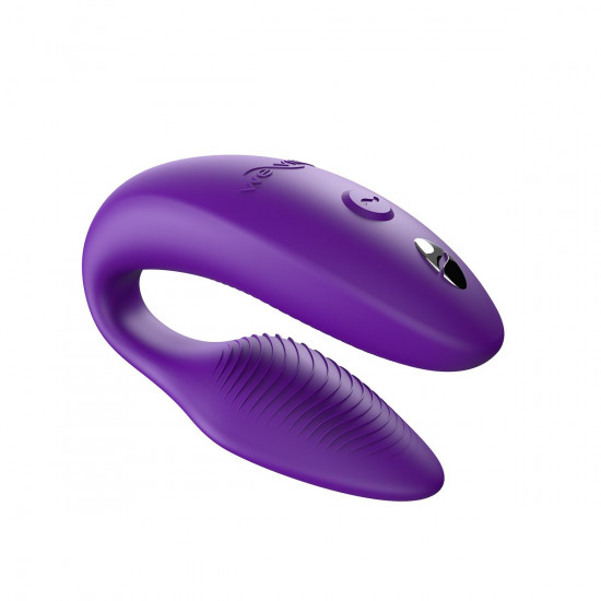 Фиолетовый U-образный вибратор для пар We-Vibe Sync 2