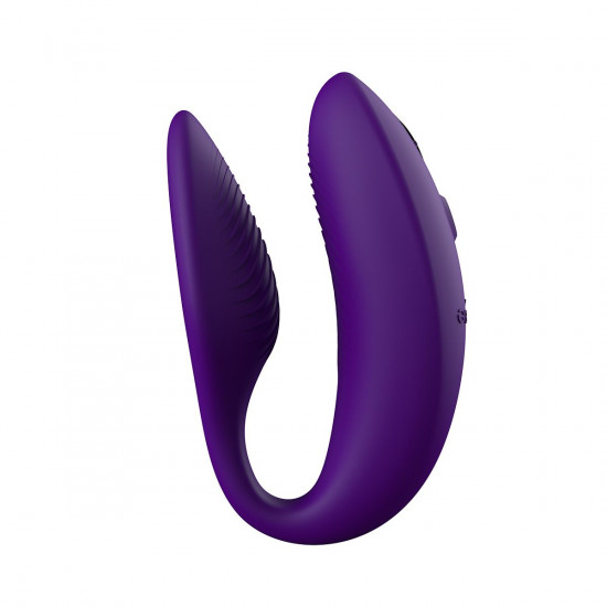 Фиолетовый U-образный вибратор для пар We-Vibe Sync 2