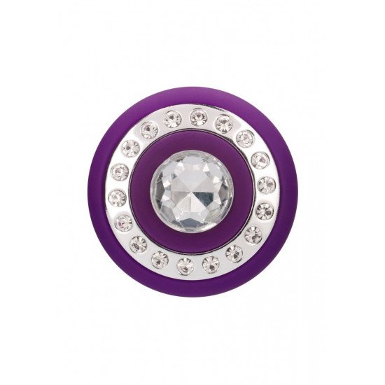 Фиолетовый универсальный массажер Wand Pearl - 20 см.