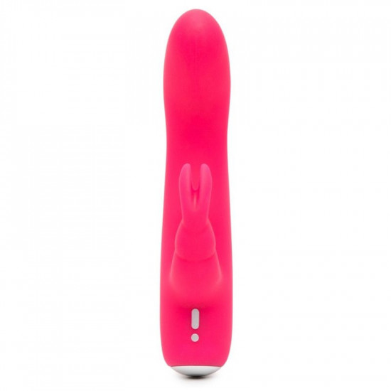 Розовый вибратор-кролик Rechargeable Mini Rabbit Vibrator - 15,2 см.