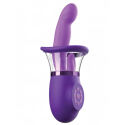 Фиолетовая помпа-вибратор Ultimate Pleasure Pro Plus
