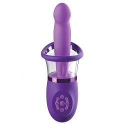 Фиолетовая помпа-вибратор Ultimate Pleasure Pro Plus