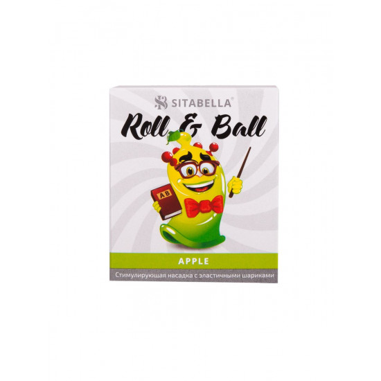 Стимулирующий презерватив-насадка Roll   Ball Apple