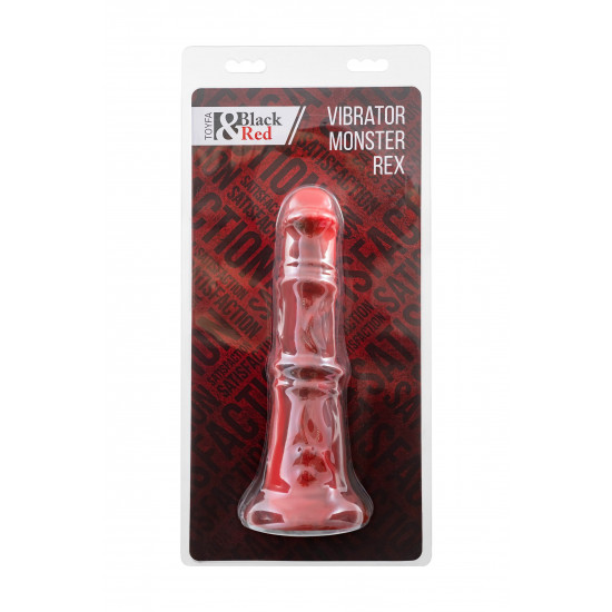 Силиконовый вибратор Monster Rex - 24,5 см.