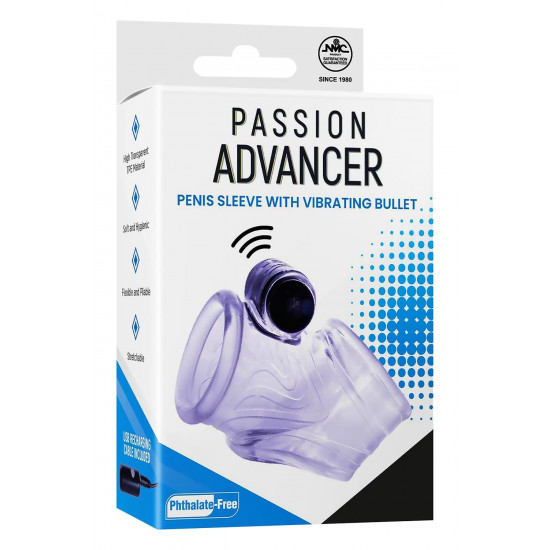 Прозрачная насадка на член Passion Advancer